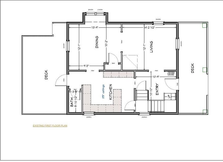 Existing floor plan