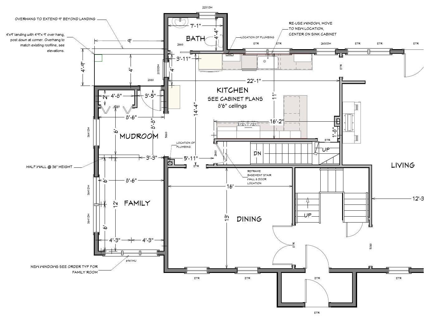 New floor plan
