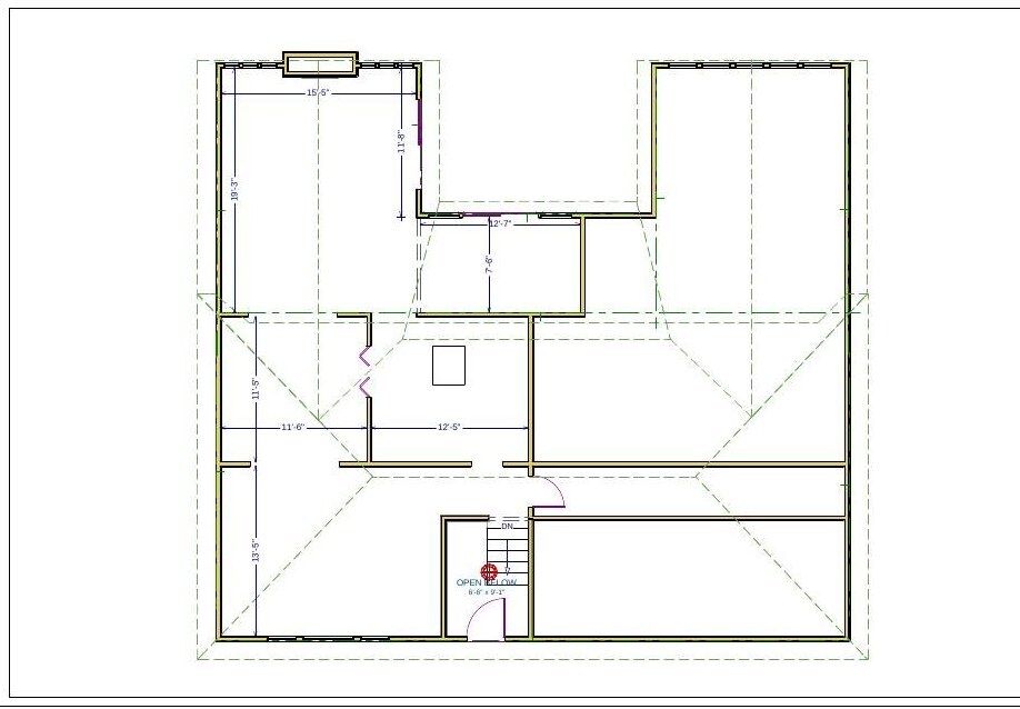 Existing floor plan