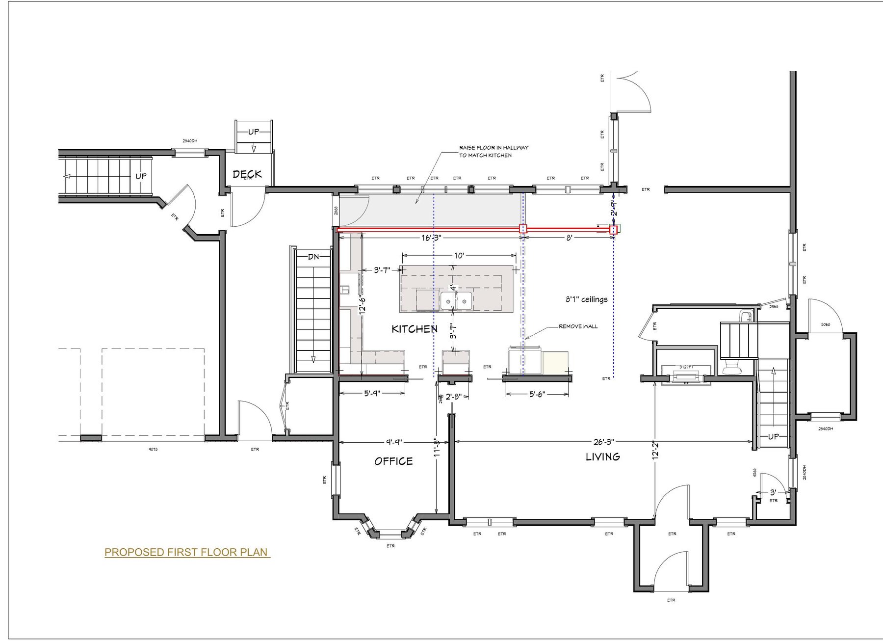 New floor plan
