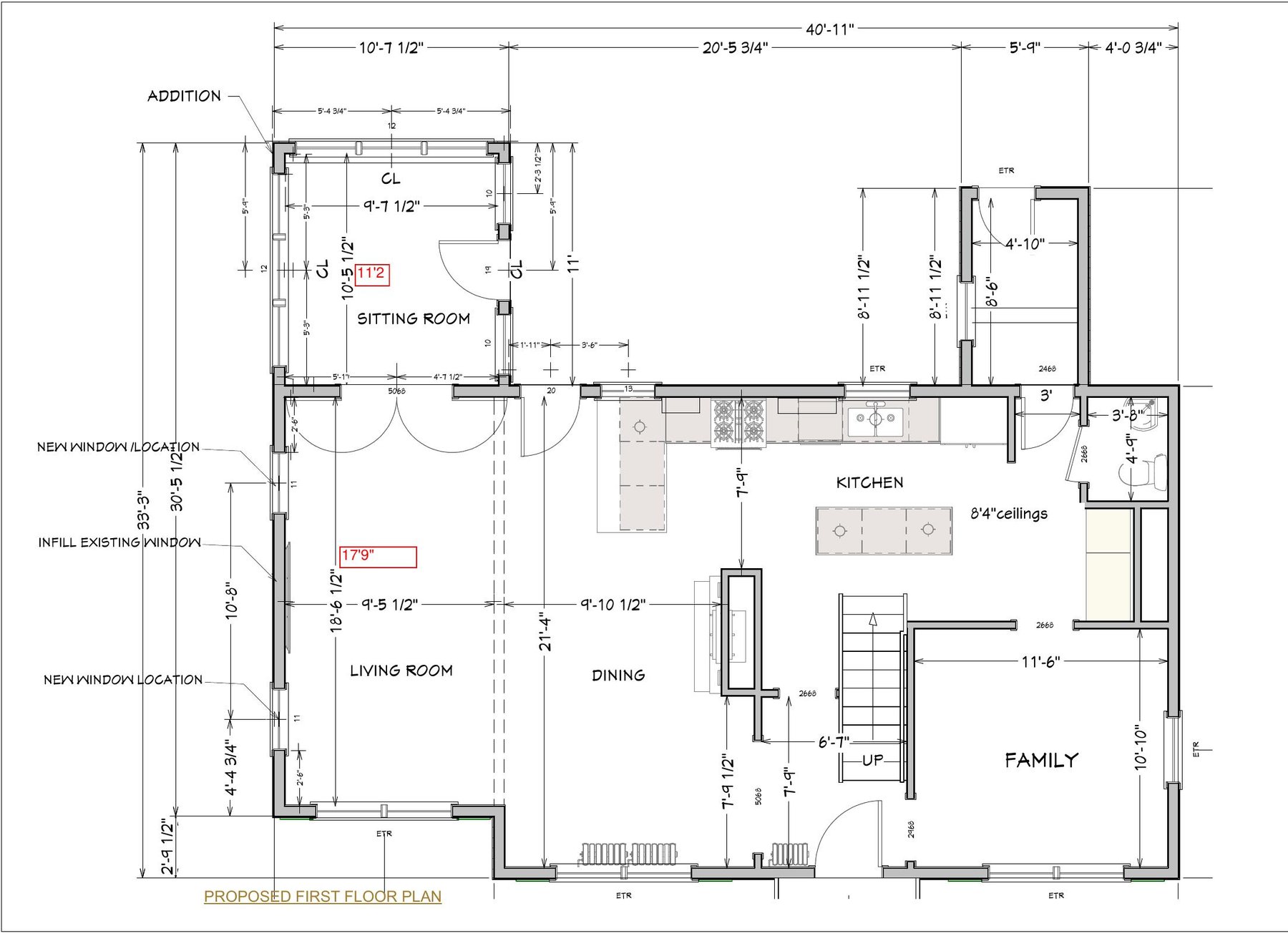 New floor plan