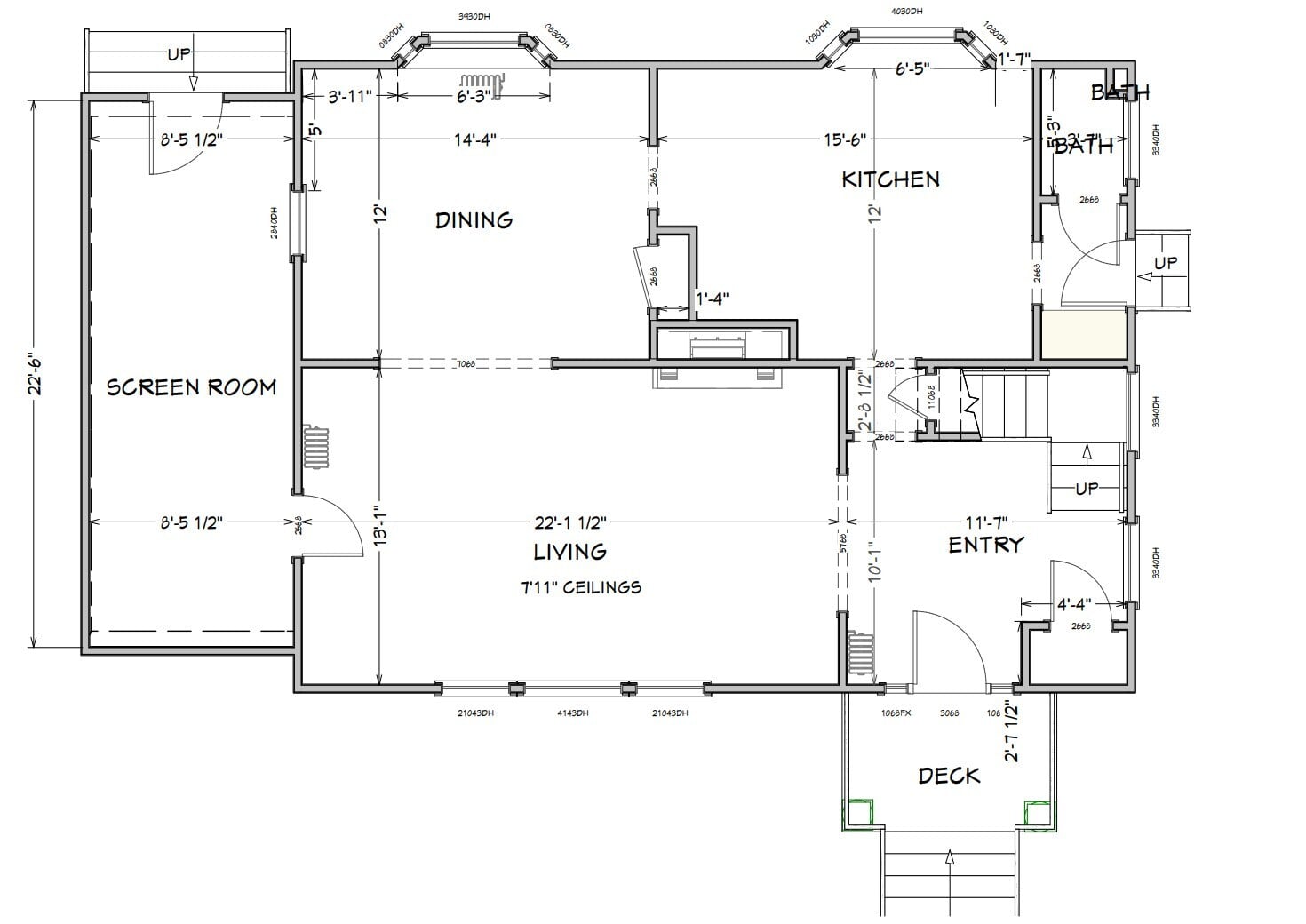 Existing floor plan