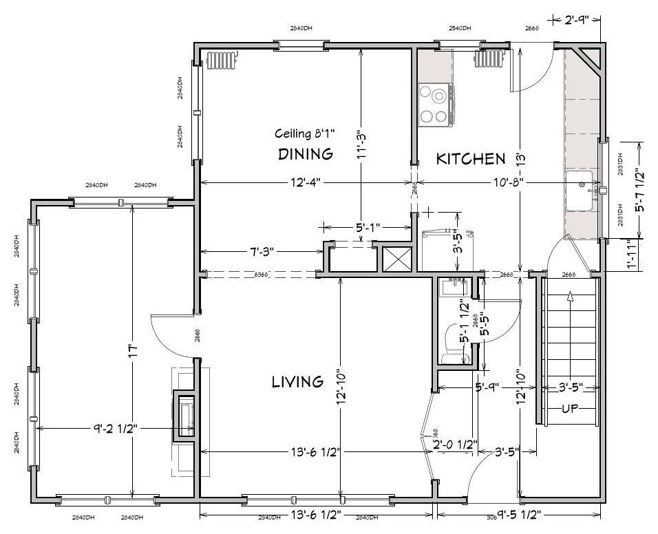 Existing floor plan