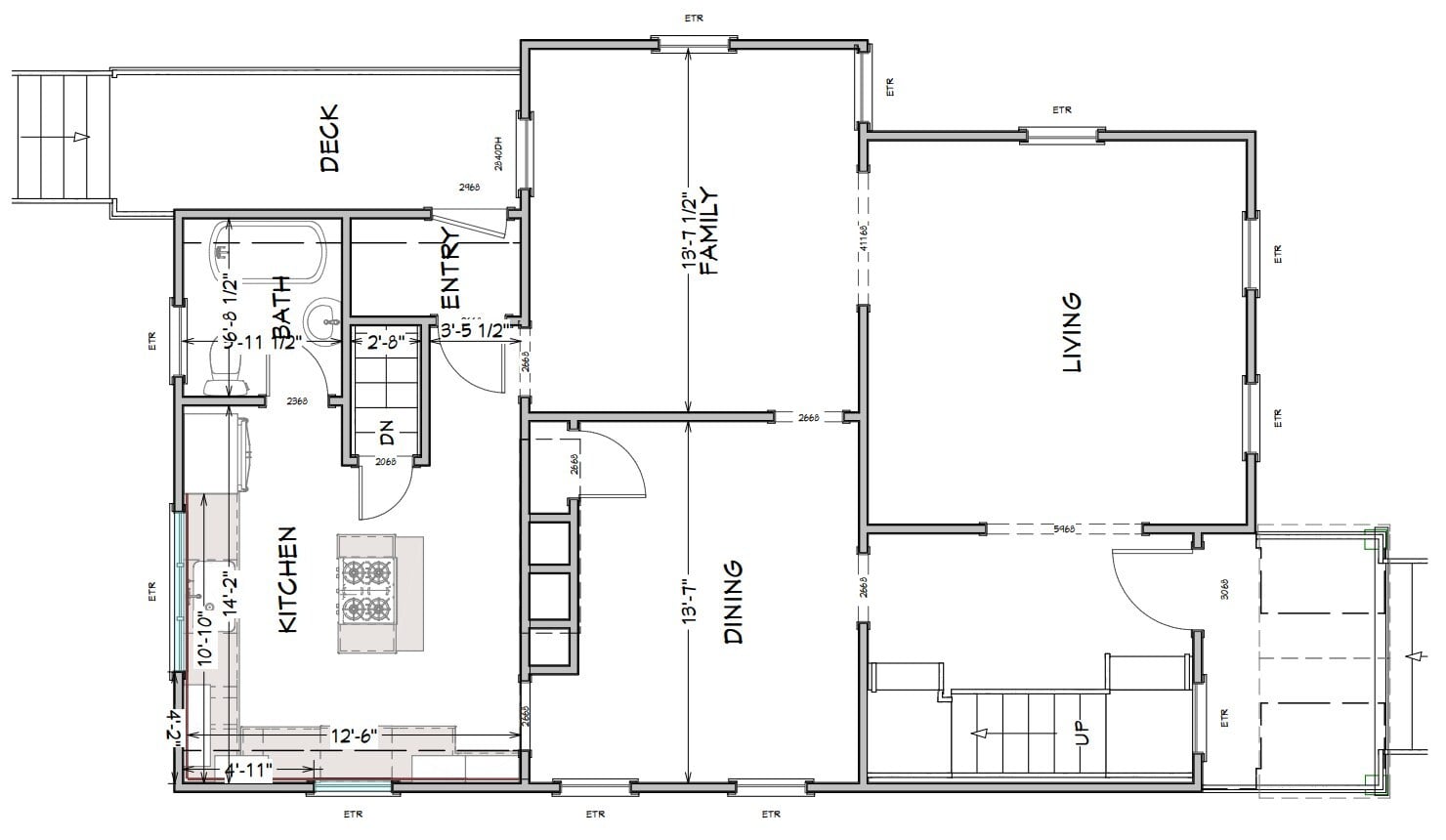 Existing floor plan
