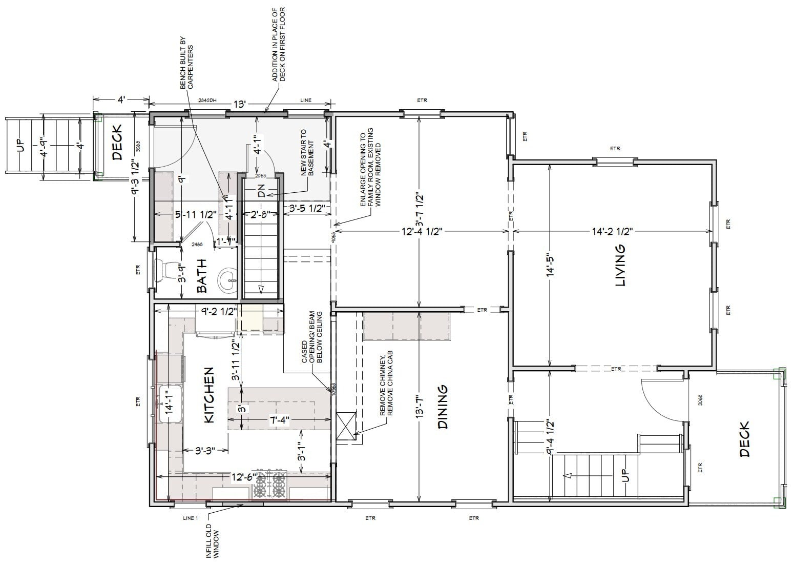 New floor plan
