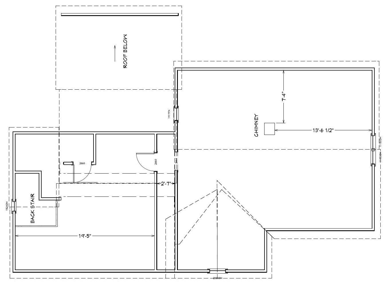 Existing floor plan