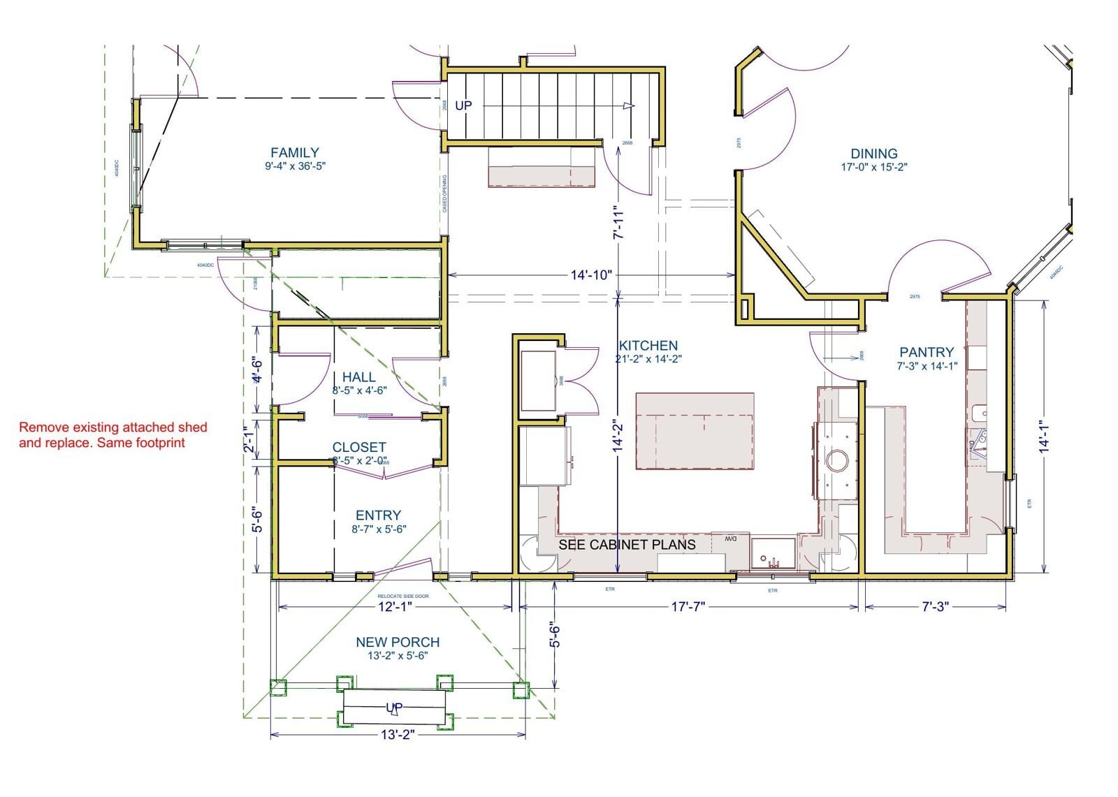 New first floor plan