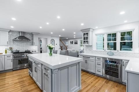 Open kitchen and dining room in Winchester