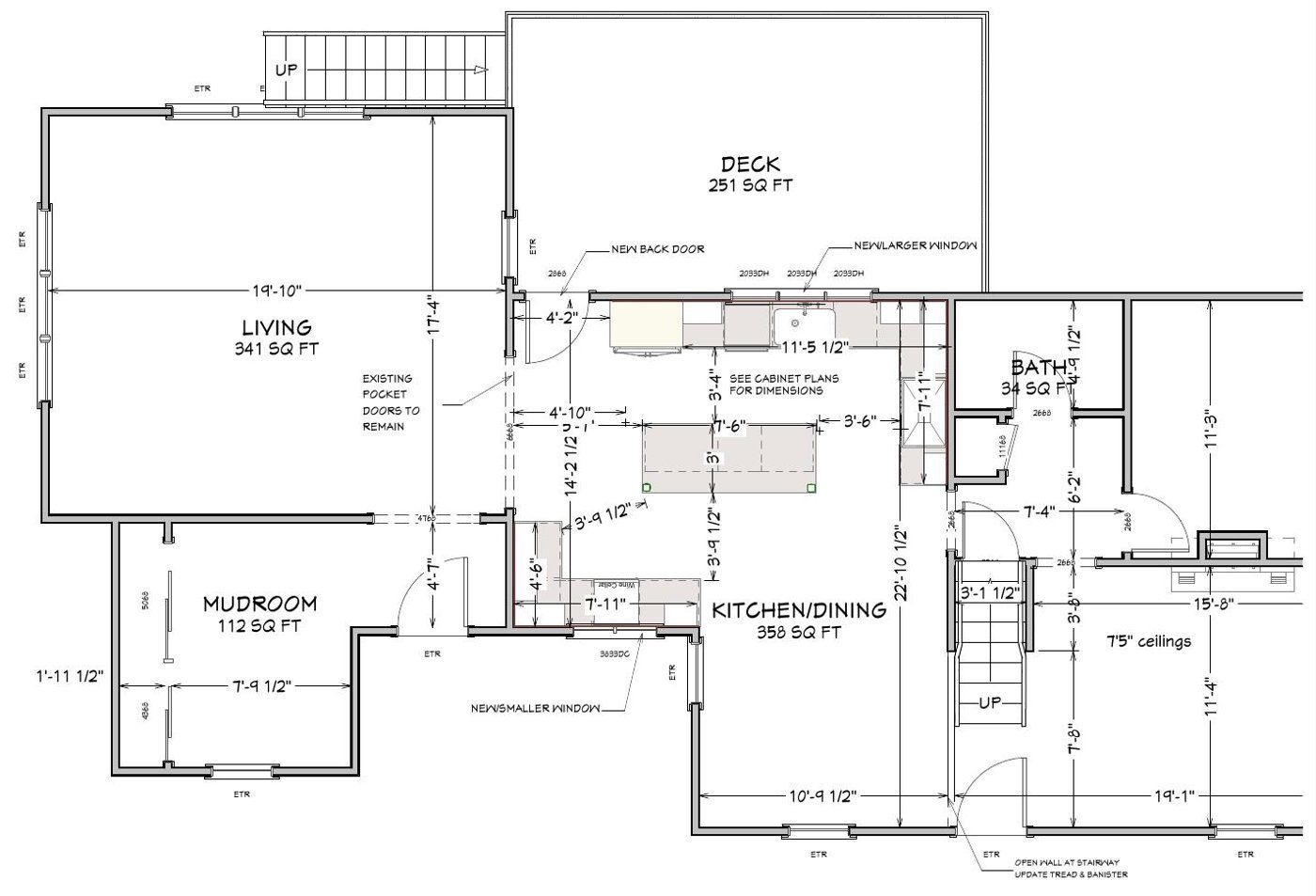 New floor plan